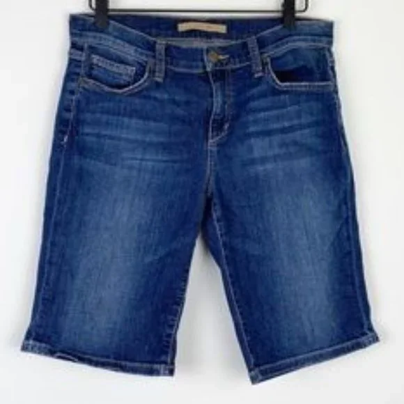 Joe’s Jeans Raelynn Denim Bermuda Shorts - Picture 1 of 4